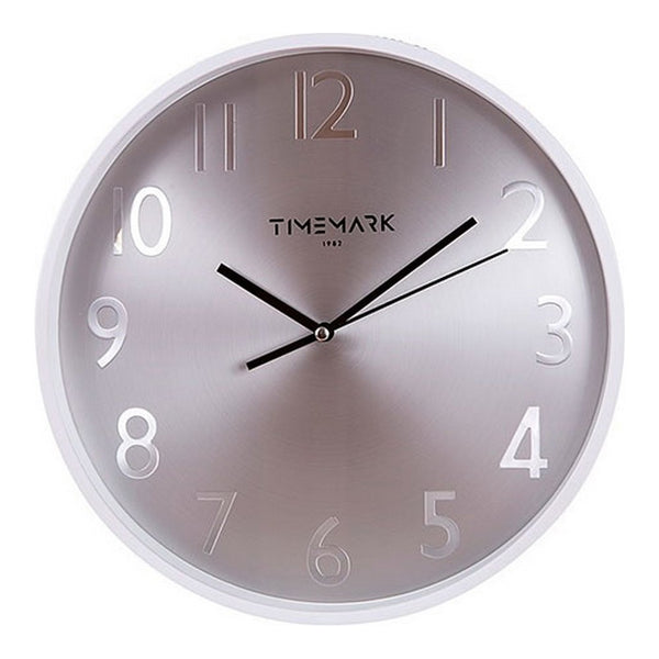 Reloj de pared White Timemark (30 x 30 cm)