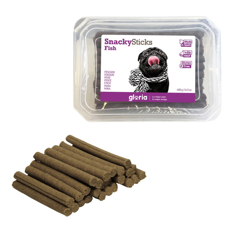 Snack per Cani Gloria Snackys Sticks Pesce Barrette (350 g)