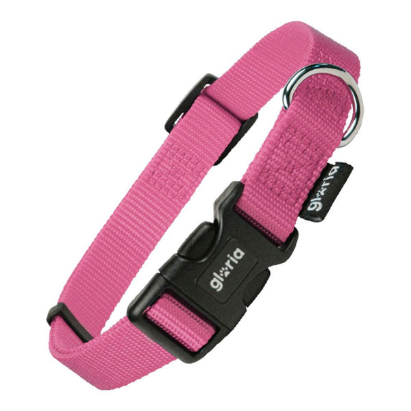 Collare per Cani Gloria Liscio Rosa Taglia S (27-37 cm)