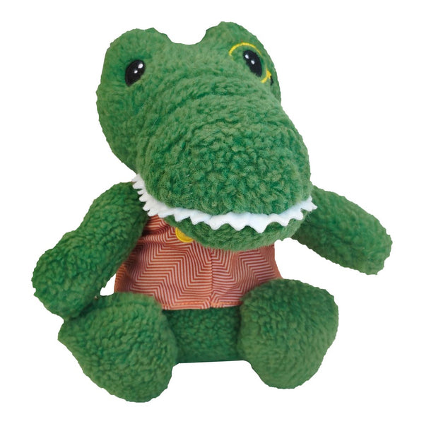 Peluche per cani Gloria Buky Coccodrillo Verde