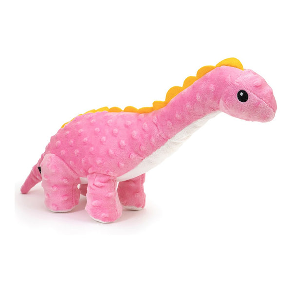 Peluche per cani Gloria Orhy Rosa Dinosauro Poliestere Gomma Eva polipropilene