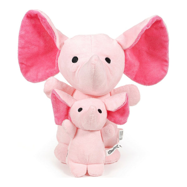 Peluche per cani Gloria Hoa Rosa Elefante Poliestere Gomma Eva