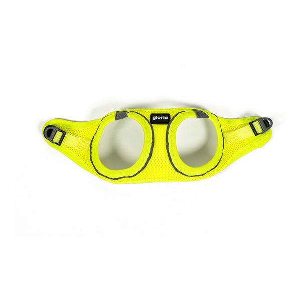 Imbracatura per Cani Gloria Air Mesh Trek Star Giallo Taglia XXXS (18-20 cm)