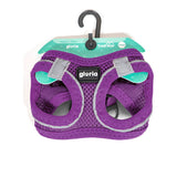 Imbracatura per Cani Gloria Air Mesh Trek Star Regolabile Viola Taglia XXXS (18-20 cm)