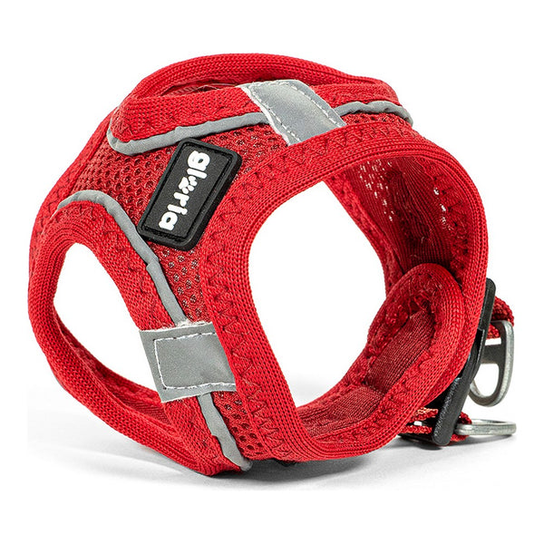 Imbracatura per Cani Gloria Air Mesh Trek Star Regolabile Rosso Taglia XXXS (18-20 cm)