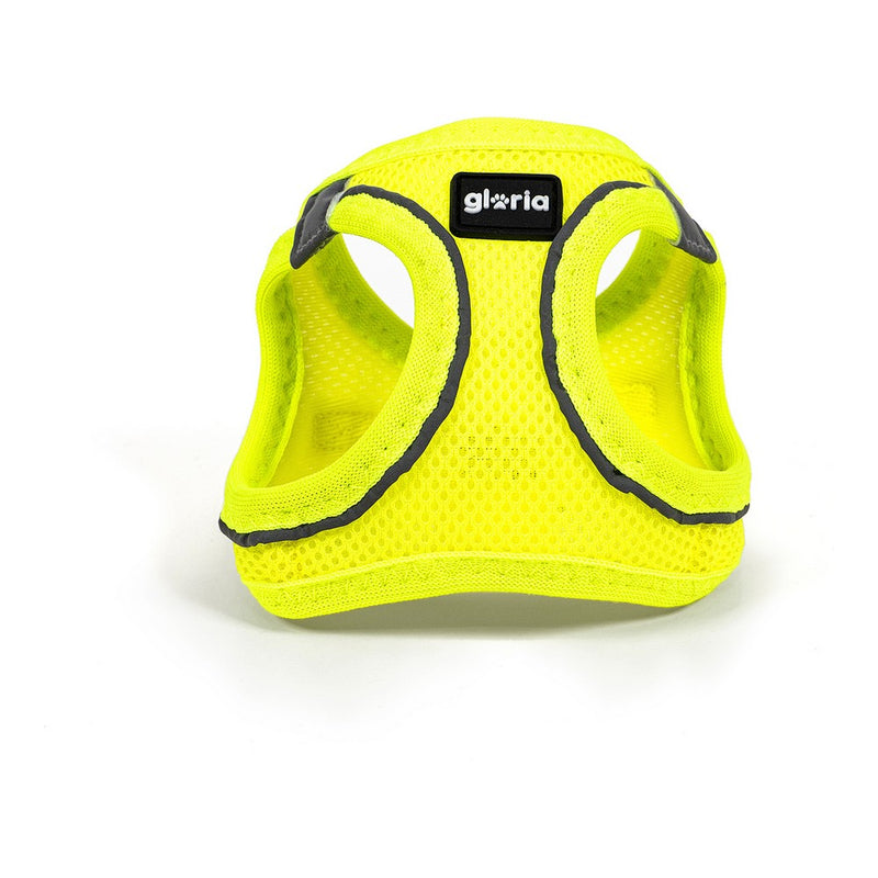 Imbracatura per Cani Gloria Air Mesh Trek Star Regolabile Taglia L Giallo (33,4-35 cm)