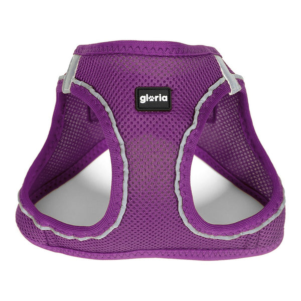 Imbracatura per Cani Gloria Air Mesh Trek Star Regolabile Viola Taglia L (33,4-35 cm)