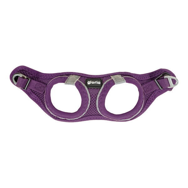 Imbracatura per Cani Gloria Air Mesh Trek Star Regolabile Viola Taglia L (33,4-35 cm)