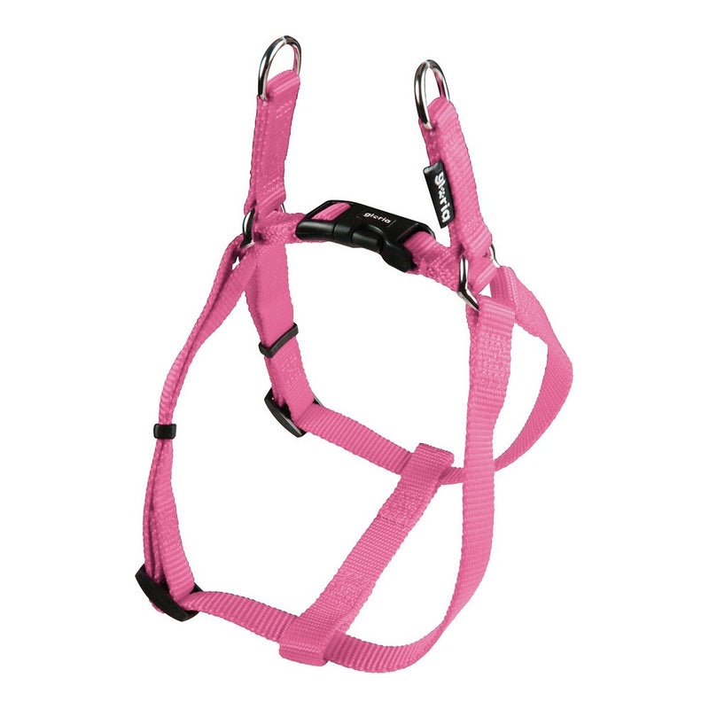 Imbracatura per Cani Gloria Liscio Regolabile 35-51 cm Rosa Taglia S