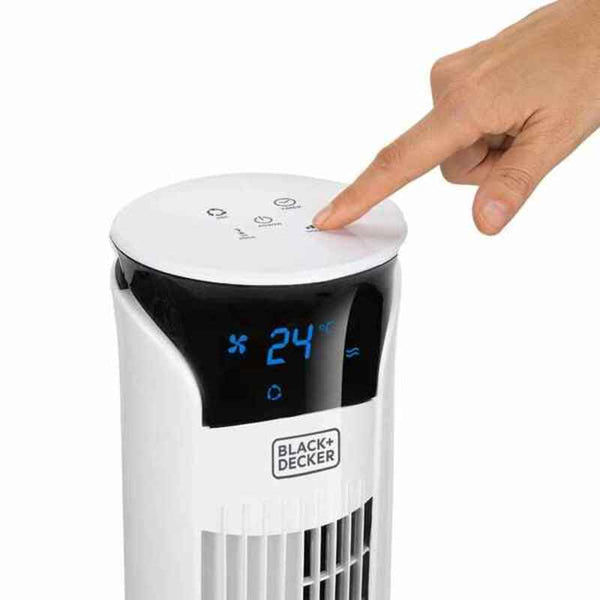 Ventilatore a Torre Black & Decker BXEFT48E Bianco 82,5 cm 45 W