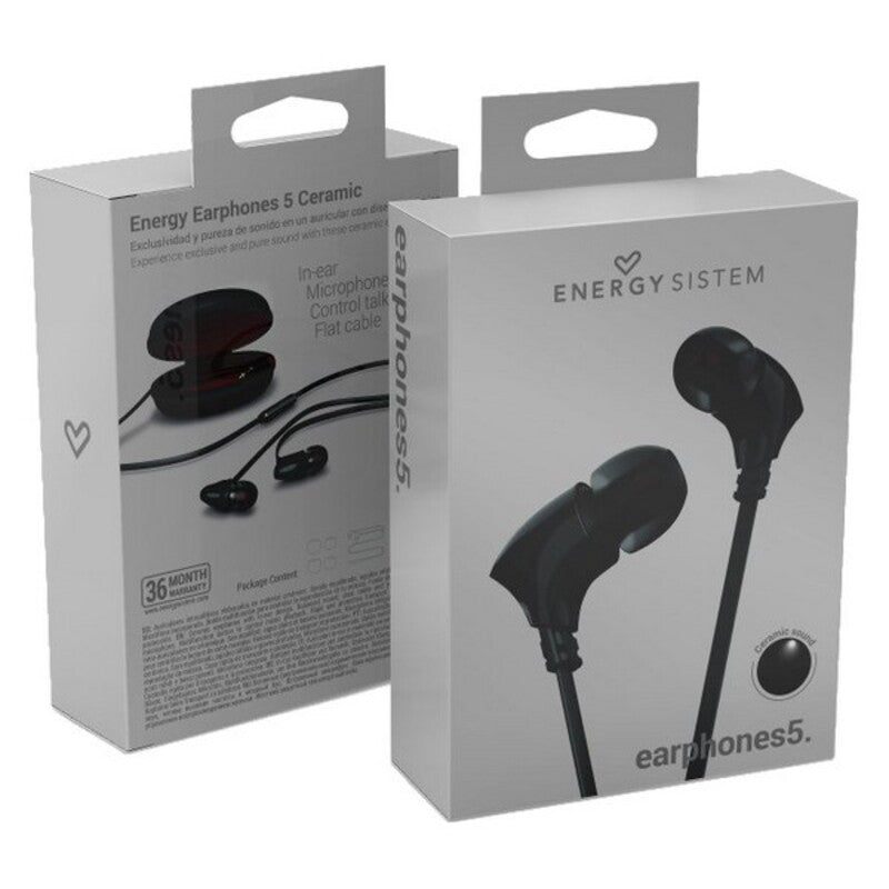 Auriculares de Botón Energy Sistem 444762 Negro