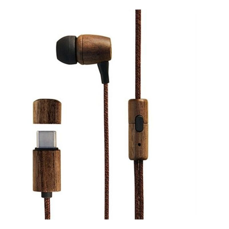 Auricolari con Microfono Energy Sistem Eco Wood USB-C