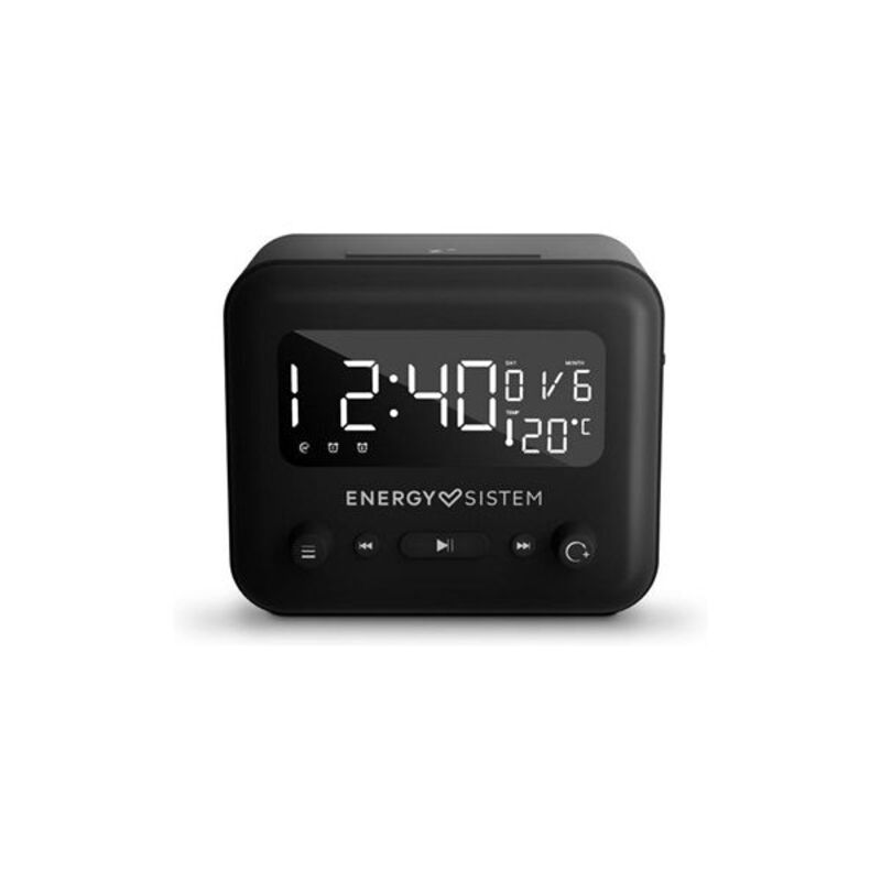 Radio Sveglia Energy Sistem Clock Speaker 2 Bluetooth Graphite LED Bluetooth 5W Bluetooth