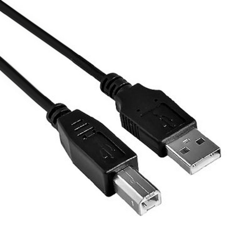 USB A zu USB-B-Kabel NANOCABLE 10.01.0104-BK 3 m Schwarz