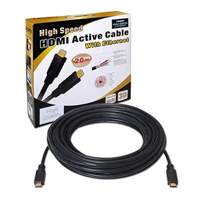 Câble HDMI avec Ethernet nanocable 10.15.1820 20 m V1.4 Mâle mâle