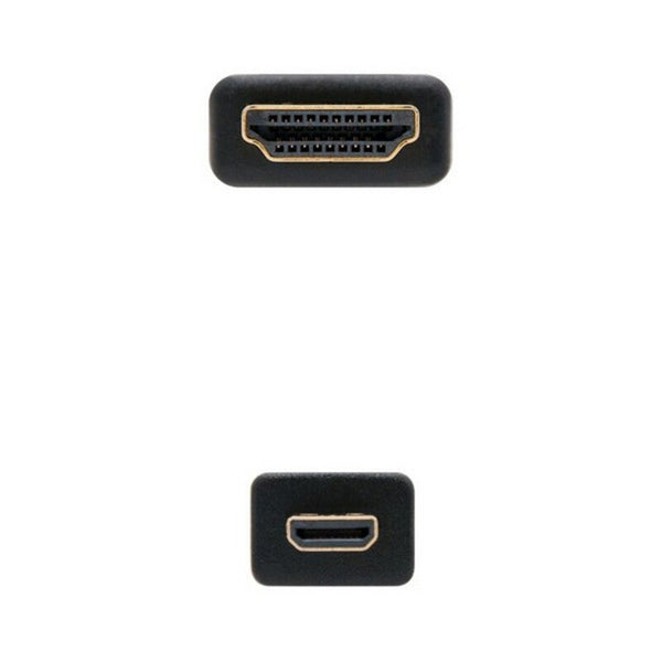 Câble HDMI A micro HDMI nanocable 10.15.3501 noir (0,8 m)