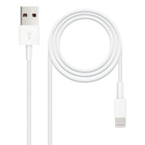 Cable Lightning NANOCABLE 10.10.0402 (1 m) Blanco