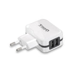 Chargeur mural Tooq Aatcat0150 USB x 2 17W blanc