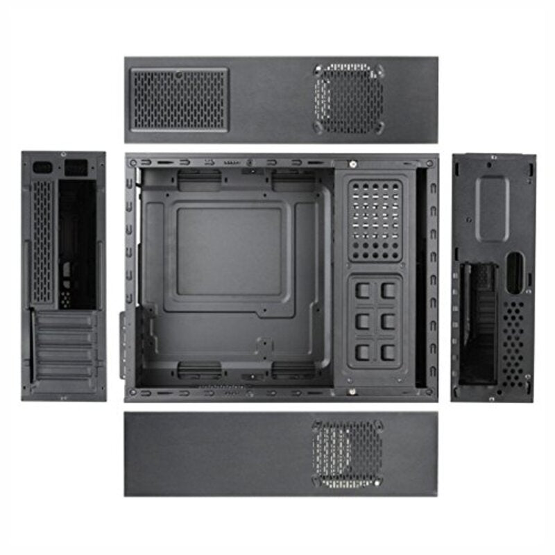 Case Micro ATX Minitorre avec TooQ TQC-3005U3 Slim USB 3.0 Power Unit