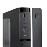 Case Micro ATX Minitorre avec TooQ TQC-3005U3 Slim USB 3.0 Power Unit