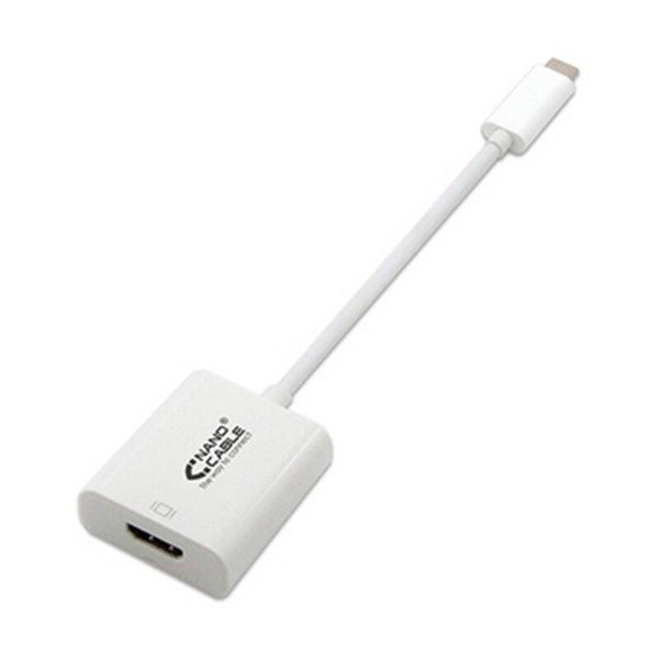 Adaptador USB C con HDMI Nanocable 10.16.4102 15 cm de blanco