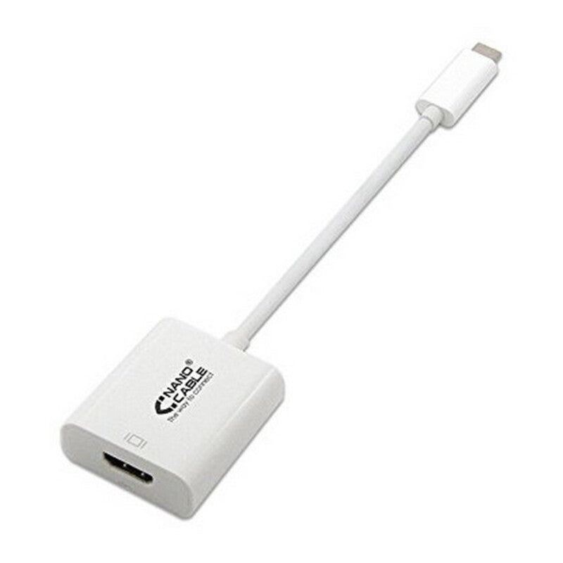 USB C -Adapter mit HDMI -Nanozier 10.16.4102 15 cm Weiß