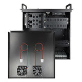 Cassa ATX TooQ RACK-406N-USB3 19" 4U Nero