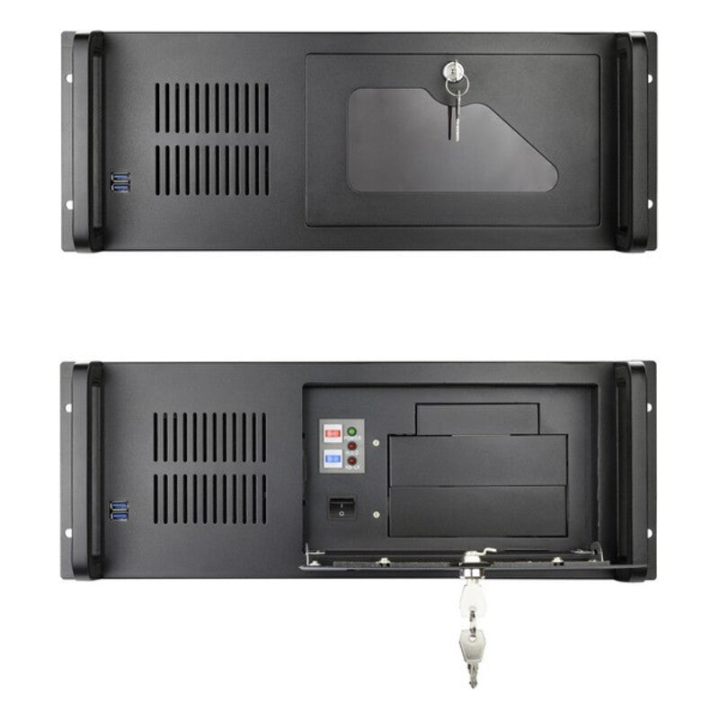 Cassa ATX TooQ RACK-406N-USB3 19" 4U Nero