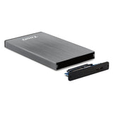 Involucro per Hard Disk TooQ TQE-2527G 2,5" SATA USB 3.0 Nero