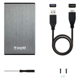 Involucro per Hard Disk TooQ TQE-2527G 2,5" SATA USB 3.0 Nero