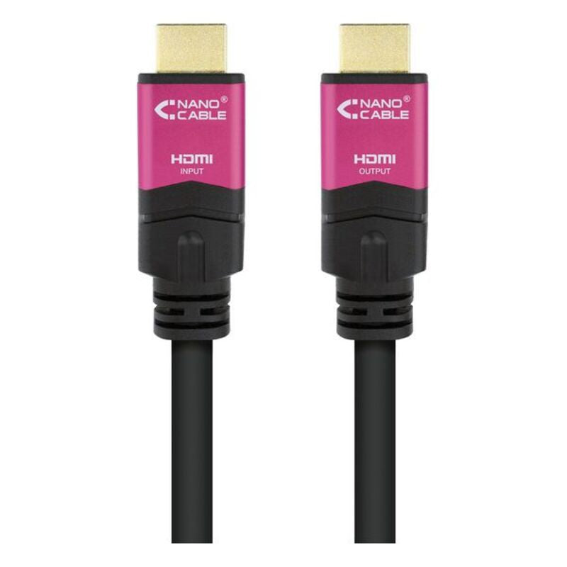 Câble nanocable HDMI 10.15.3715 4K HDR 15 m noir