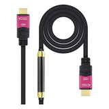 Cable nanocable HDMI 10.15.3725 4K HDR 25 M Negro