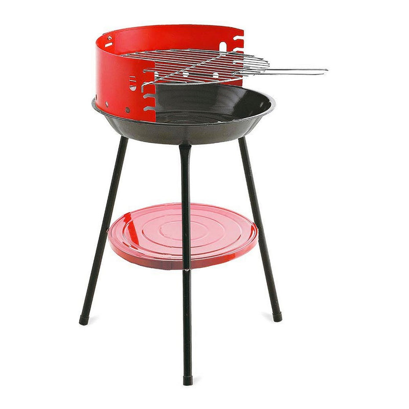 Grill Algon kreisförmig Rot Grill (36 x 36 x 55 cm)