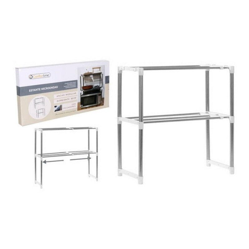 Regale Microwave Confortime Einstellbar (24,5 x 62,5 x 47,6-80 cm)