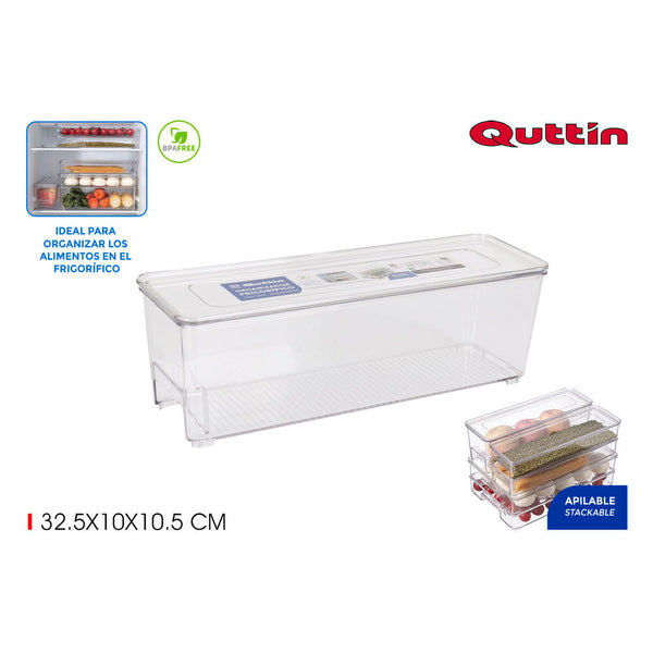 Organizador Multiusos Quttin Con Tapa (32,5 x 10 x 10,5 cm)