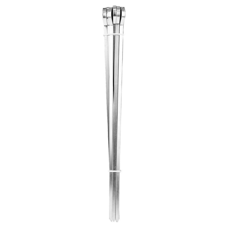 Conjunto de brochetas para la barbacoa de metal algon (33 cm x 6 mm)