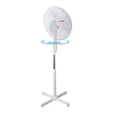 Ventilatore a Piantana Basic Home Bianco 40W