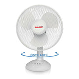 Ventilatore da Tavolo Basic Home Bianco 35 W