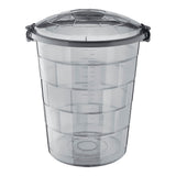 Secchio Confortime Tetris Plastica Grigio chiaro (65 L)