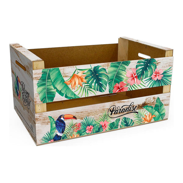 Caja de Almacenaje Confortime Paradise Brillo Tropical (36 x 26,5 x 17 cm)