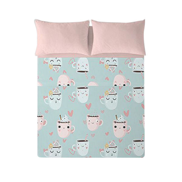 Lenzuolo Superiore Costura Funny Cups (Letto da 90)