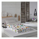 Copripiumone a sacco con Piumone Costura Cool Icons (Letto da 90)