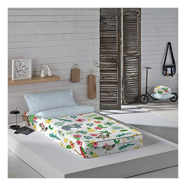 Copripiumino senza Imbottitura Costura Jungle Exotic (Letto da 90)