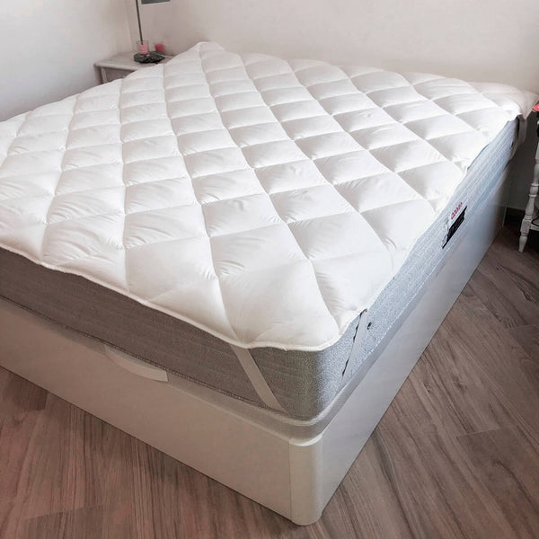 Coprimaterasso Naturals Bianco Matrimoniale (105 x 190/200 cm)