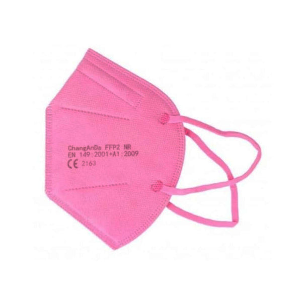 Masque de respirateur protecteur FFP2 adulte rose (1 UDS)