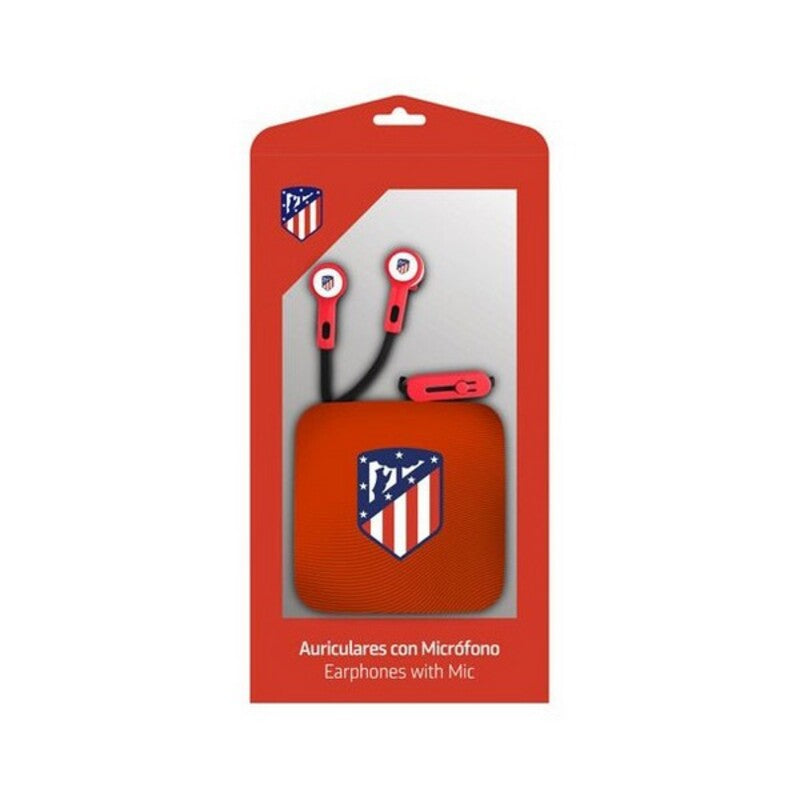 Auriculares de Botón Atlético Madrid Rojo