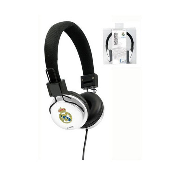 Auriculares de Diadema Real Madrid C.F. Blanco Negro