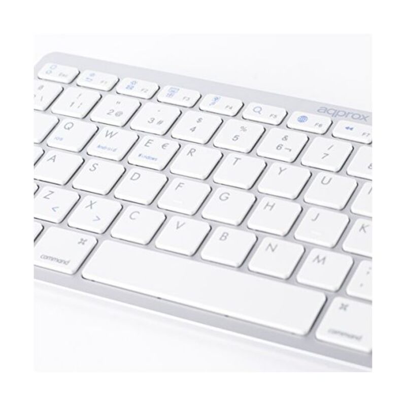 Clavier Bluetooth Envient! Appkbbt02s 3.0 blanc universel