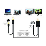 Adattatore HDMI con VGA approx! APPC22 3,5 mm USB 60 Hz