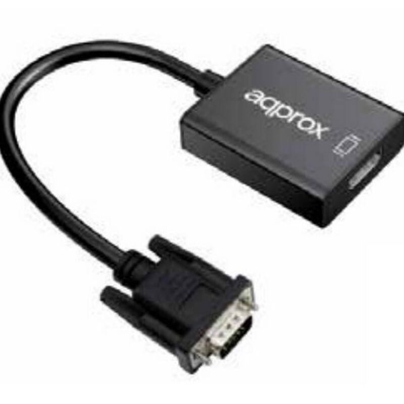 VGA -Adapter mit HDMI mit Audio ca.! APPC25 3,5 mm Mikro USB 20 cm 720p/1080i/1080p